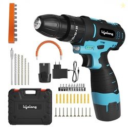 Lifelong 12V Cordless Drill Machine For Home Use|Cordless Screw Driver