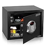 Honeywell Safes & Door Locks – 5103 Medium Steel Security Safe with Hotel-Style Digital Lock, 0.83-Cubic Feet, Black
