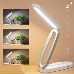 Fulminare Plastic LED Desk Lamp Dimmable Reading Table Lamp with USB C