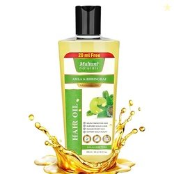 Multani Naturals Amla & Bhringraj Hair Oil (270 ml) | Strengthens Hair