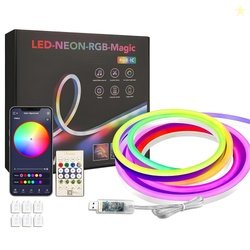 Errol RGB neon Light Strip with Mobile App and Remote Controlled | Mus