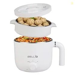 IBELL MPK15M Multipurpose Electric Kettle, 1.5 Litre, 800W, 2 Cooking