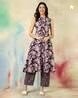 KIMAYRA Cotton Calf Length Printed Kurta Set