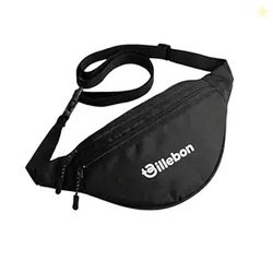 Billebon Waistbag with Dual Front Zippers and One Antitheft Pocket, Sm