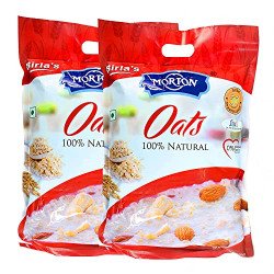 Birla Morton Oats 100% Natural 500 Gm Pack of 2