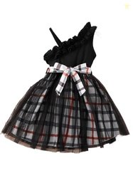 Tior Girls Dress | Dresses for Girl| Kids for|Frock for Kids| Black