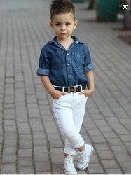 Iconic me Boys White Jeans