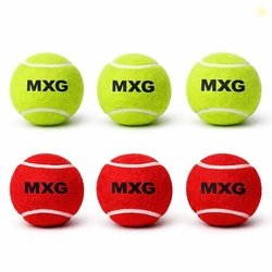 MXG Pro Bounce Rubber Tennis Ball for Court and Turf  Tournament & Cri