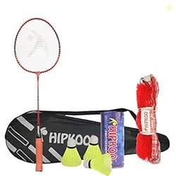 Hipkoo Sports Pro HR 13 Aluminum Badminton Complete Racquets Set | 1 W