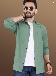 VeBNoR Men Regular Fit Solid Spread Collar Formal Shirt