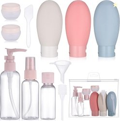 ZAZIVAR Travel Bottles Kit for Toiletries Organ izer(11pcs) Travel Toi