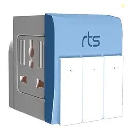 rts 3-in-1 Universal Travel Adapter Multi-Plug with Individual Switch