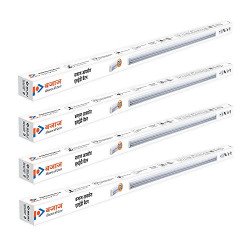 Bajaj 20 Watt LED Batten with Glare Free Lighting (Pack of 4, white)