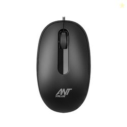 Ant OM120 Wired Optical Mouse, 1000 DPI, 3ft Cable, Easy and Accurate