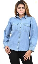 GeetaApparels Women Regular Fit Solid Casual Shirt