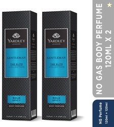 Yardley London Elite Collection Bold Spicy (120ml*2) Perfume  -  240 m