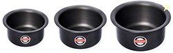 Embassy Hard Anodised Tope/Cook Pot, Set of 3 (Sizes 13-15); 2.1 L (21