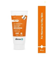 THE DERMA CO 1 Hyaluronic Sunscreen Aqua Gel With SPF 50 PA++ | 80.0 g