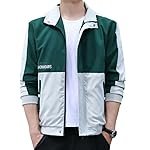 TAGAS Men’s Stylish Colorblock Windbreaker Jacket | Lightweight Sports Casual Outerwear with Zip Pockets| jecket for mans|