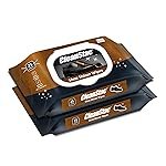 Shoe Cleaner Wet Wipes | 25N Each | Portable Wipes Quickly Removes Dirt & Stains | Shoe Cleaning Wipes | Instant Shine for Leather & Formal Shoes Brown (Pack of 2)