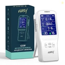 8-in-1 Vabsy Portable Air Quality Monitor with Color Display | AQI, CO