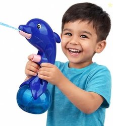 Zest 4 Toyz Holi Pichkari Water Gun for Kids Mini Dolphin Water Gun Cu