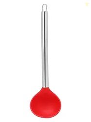 Clazkit Silicone Serving Spoon with Heat Resistant Silicone Covering H