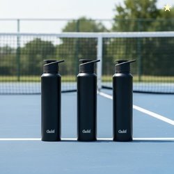 Clazkit Amaze Sporty Stainless Steel Black Matte Finish Water Bottle S