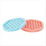 Clazkit 37-Grid Hexagon Emoji Ice Cube Tray â Flexible, Reusable Plastic Mold for Cocktails, Whiskey, and More (Multicolor) Pack of 2