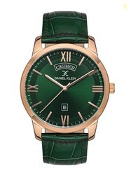 Daniel Klein Men Dial & Leather Bracelet Style Straps Analogue Watch D