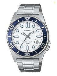CASIO Men Dial & Stainless Steel Cuff Straps Analogue Watch A2379