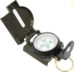 JMALL 3 in 1 Military Hiking Camping Lens Lensatic Magnetic Compass -