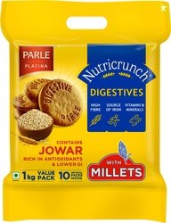 Parle Nutricrunch Classic Wheat Flour Digestive Cookies, 1000 Gram