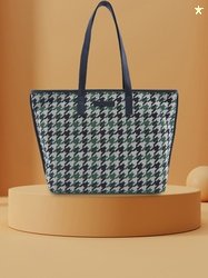 Caprese Geometric Self Design Structured Shoulder Bag