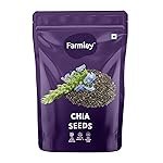 Farmley Chia Seeds 200g I Seeds for Eating | Seeds for Weight Management | Rich in Calcium, Protein & Fibre (Pack of 1)