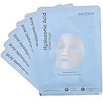 Hyaluronic Acid Face Sheet Mask â Deep Hydrating & Moisturizing Facial Mask | Plumps & Smooths Skin, Reduces Fine Lines & Wrinkles | Skincare Sheet Mask | Pack of 6