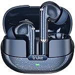 truke New Launch Buds Aura True Wireless in Ear Earbuds with 70Hrs of Playtime and Fast Charging Ear Buds, 13mm Titanium Drivers, Quad-MIC ENC TWS, 40ms Low Latency Gaming Buds, BT 5.4 (Azure Blue)