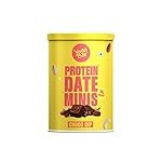 Yogabar Protein Date Minis Bites Choco Dip â 3g Protein Each – Chocolate Coated Nuts & Dates â Made with Dates, Almonds, Cashews, Pista – 200g Pack (10 x 20g)