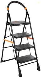 amazon basics Clamber - Foldable Step Ladder, Safety-Clutch Lock, Ribb