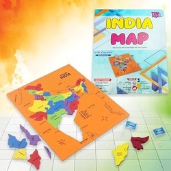 ToyMagic India Capital Map Puzzle | Learn Indian States and Capitals,