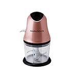 Morphy Richards Mini Chopper | 300W | Electric Chopper for Kitchen | Dual SS Blade | 840ml Bowl | Push Button Start | Chop, Mince, Dice, Whisk, Blend | 2-Year Warranty | ãRose Goldã