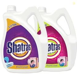 Shatras Deep Action - Front Load Laundry Liquid Detergent 5L x Pack of
