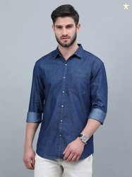 Regrowth Men Regular Fit Solid Casual Shirt