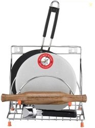 KITCHEN KART Utensil Kitchen Rack Chakla Belan Stand CT1 Steel
