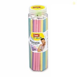 Flair Creative Pastela Wooden Pencils  Pack of 50 Premium HB Graphite