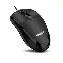 FRONTECH Power Wired USB Mouse, 3-Button, 1000 DPI Optical Sensor, Plu