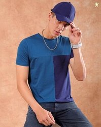 The Indian Garage Co Colourblock Slim Fit Crew-Neck T-shirt