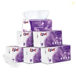 Ezee 2 Ply Facial Tissue Soft Pack 600 Pulls | Ultrasoft, Absorbent, M