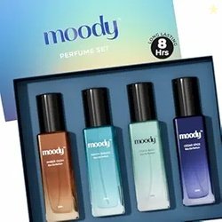 Moody Premium Perfume Gift Set Of 4 For Men | IFRA Certified | Long La