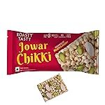 Roasty Tasty Jowar Chikki | Millet Chikki Bars | Peanut Chikki with Jaggery | Protein Snacks | No Added Sugar | Healthy Snacks | Energy Bar Replacement | Gluten Free | Pack of 2 | 20 Pcs | 15g each